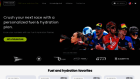 What Precisionhydration.com website looked like in 2023 (1 year ago)