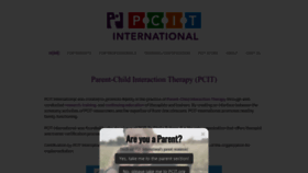 What Pcit.org website looked like in 2023 (1 year ago)
