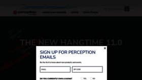 What Perceptionkayaks.com website looked like in 2023 (1 year ago)