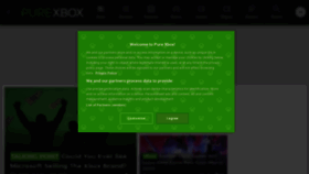 What Purexbox.com website looked like in 2023 (1 year ago)