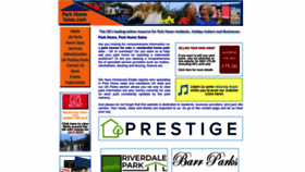 What Parkhomesales.com website looked like in 2023 (1 year ago)