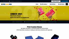 What Printcustomboxes.co.uk website looked like in 2023 (1 year ago)