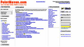 What Pointmaven.com website looked like in 2023 (1 year ago)