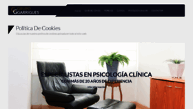 What Psicologiaclinicayforensevalencia.com website looked like in 2023 (1 year ago)