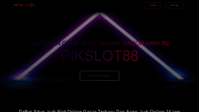 What Pikslot88.net website looked like in 2023 (1 year ago)