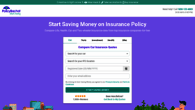 What Policybachat.com website looked like in 2023 (1 year ago)
