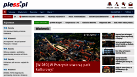 What Pless.pl website looked like in 2023 (2 years ago)