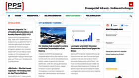 What Presseportal-schweiz.ch website looked like in 2023 (1 year ago)