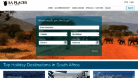 What Places.co.za website looked like in 2023 (1 year ago)
