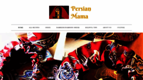 What Persianmama.com website looked like in 2023 (1 year ago)