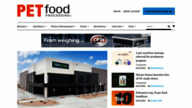 What Petfoodprocessing.net website looked like in 2023 (1 year ago)