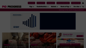 What Pigprogress.net website looked like in 2023 (1 year ago)