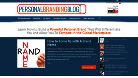 What Personalbrandingblog.com website looked like in 2023 (1 year ago)