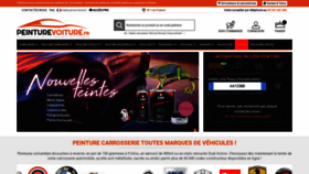 What Peinturevoiture.fr website looked like in 2023 (1 year ago)