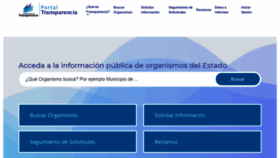 What Portaltransparencia.cl website looked like in 2023 (1 year ago)