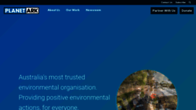 What Planetark.org website looked like in 2023 (1 year ago)