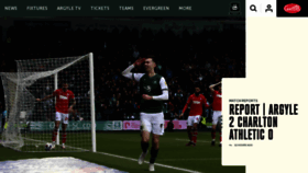 What Pafc.co.uk website looked like in 2023 (1 year ago)
