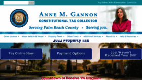 What Pbctax.com website looked like in 2023 (1 year ago)