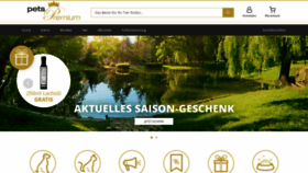 What Petspremium.de website looked like in 2023 (1 year ago)