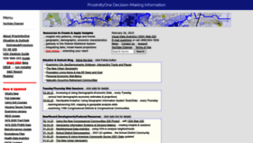 What Proximityone.com website looked like in 2023 (1 year ago)