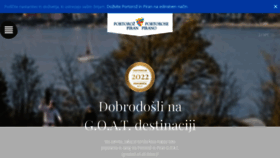 What Portoroz.si website looked like in 2023 (1 year ago)