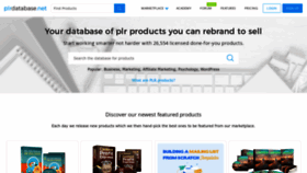 What Plrdatabase.net website looked like in 2023 (1 year ago)