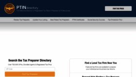 What Ptindirectory.com website looked like in 2023 (1 year ago)