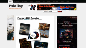 What Parkablogs.com website looked like in 2023 (1 year ago)