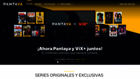 What Pantaya.com website looked like in 2023 (1 year ago)