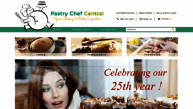 What Pastrychef.com website looked like in 2023 (1 year ago)