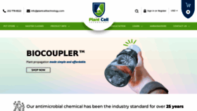 What Plantcelltechnology.com website looked like in 2023 (1 year ago)