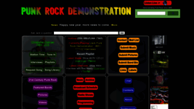 What Punkrockdemo.com website looked like in 2023 (1 year ago)