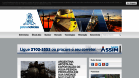 What Petronoticias.com.br website looked like in 2023 (1 year ago)