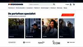 What Portofoonweb.nl website looked like in 2023 (2 years ago)