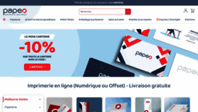 What Papeo.fr website looked like in 2023 (2 years ago)