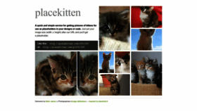 What Placekitten.com website looked like in 2023 (1 year ago)