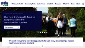 What Pathsforall.org.uk website looked like in 2023 (2 years ago)
