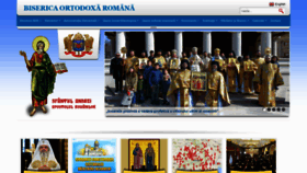 What Patriarhia.ro website looked like in 2023 (1 year ago)
