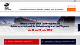 What Paris-air-show.com website looked like in 2023 (1 year ago)