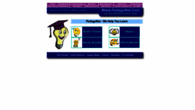 What Pedagonet.com website looked like in 2023 (1 year ago)