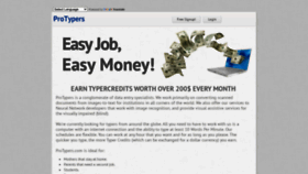 What Protypers.com website looked like in 2023 (1 year ago)