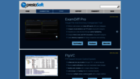 What Prestosoft.com website looked like in 2023 (2 years ago)