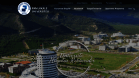 What Pamukkale.edu.tr website looked like in 2023 (1 year ago)