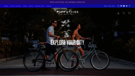 What Purefixcycles.com website looked like in 2023 (1 year ago)