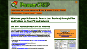 What Powergrep.com website looked like in 2023 (2 years ago)