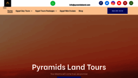 What Pyramidsland.com website looked like in 2023 (1 year ago)