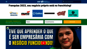 What Portaldofranchising.com.br website looked like in 2023 (2 years ago)