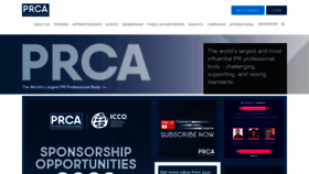 What Prca.org.uk website looked like in 2023 (1 year ago)