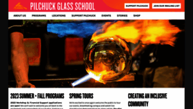 What Pilchuck.com website looked like in 2023 (1 year ago)
