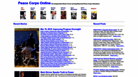 What Peacecorpsonline.org website looked like in 2023 (1 year ago)